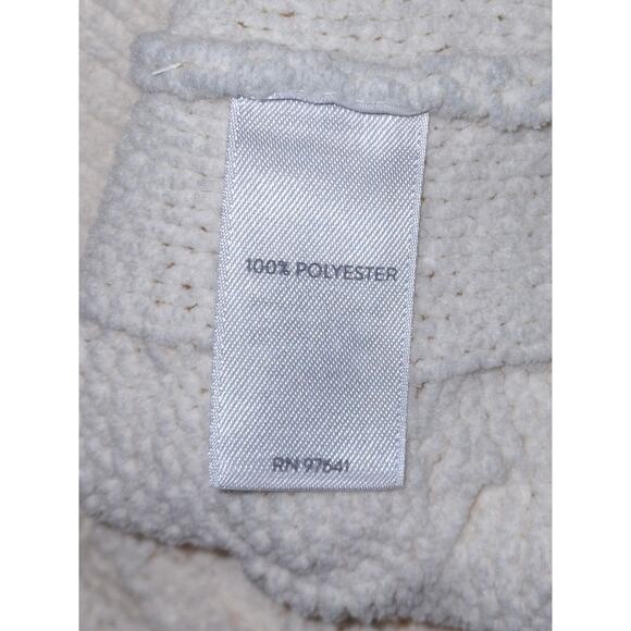 J.Jill Chenille Cable Knit Sweater | Soft Cream | Rustic Cozy Layer | Size S - Picture 5 of 6